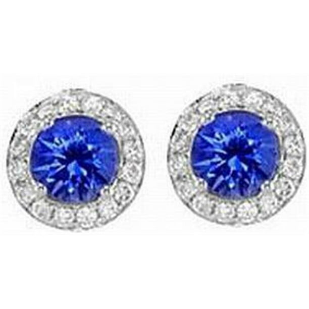 Details about   Genuine Blue Sapphire Gemstone Victorian Diamond 925 Sterling Silver Earring
